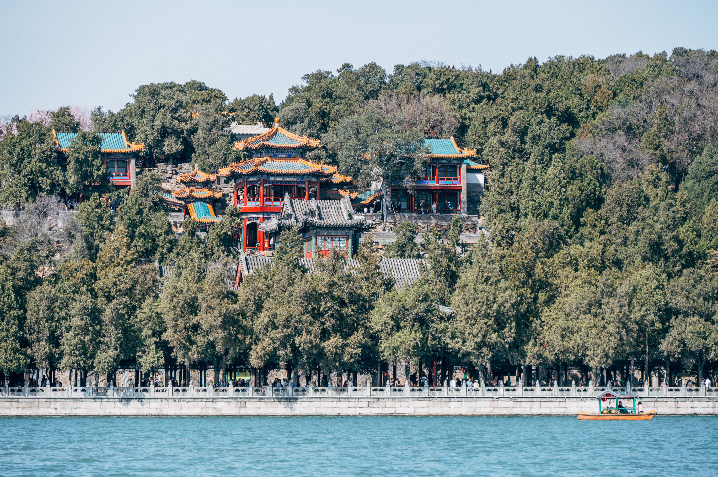 Summer Palace Long Corridor with paintings